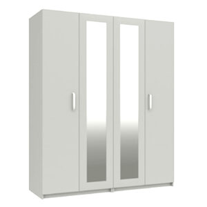 Arran 4 Door Wardrobe with 2 Mirrors