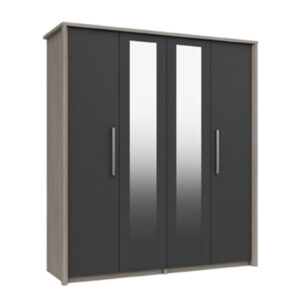 Arundel 4 Door Wardrobe with 2 Mirrors