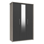 Arundel Tall 3 Door Wardrobe with Mirror