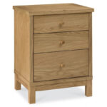 Atlanta 3 Drawer Nightstand