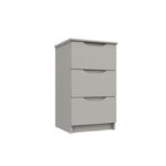 Sonata 3 Drawer Bedside Table