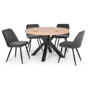 Berwick & Burgess 4 Seater Grey Dining Set