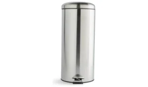 30 Litre Domed Pedal Bin - Silver