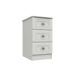 Canterbury 3 Drawer Bedside