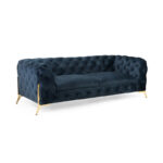 Chelsea Chesterfield 3 Seater Sofa Deep Ocean