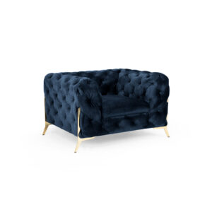 Chelsea Chesterfield Armchair Deep Ocean
