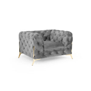 Chelsea Chesterfield Armchair Grey
