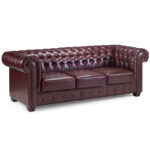 Chesterfield 3 Seater Sofa Oxblood