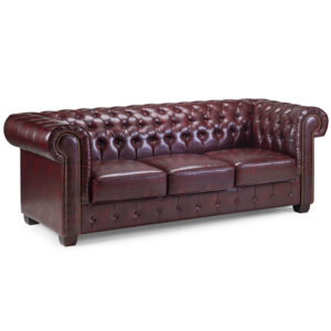 Chesterfield 3 Seater Sofa Oxblood