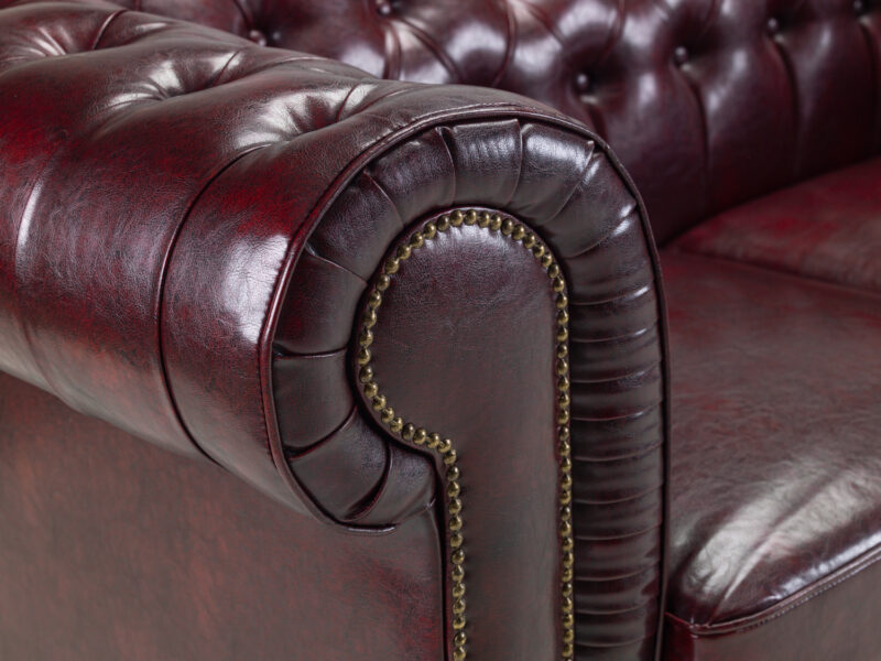 Chesterfield 3 + 2 Set Oxblood - Image 2