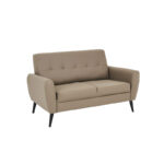 Chic 2 Seater Taupe PU Sofa