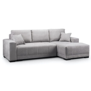 Cimiano Right Hand Facing Corner Sofabed Grey