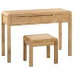 Curve 2 Drawer Dressing Table & Stool (JB)