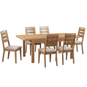 Curve 6 Seater Dining Set