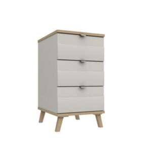 Derwent 3 Drawer Bedside