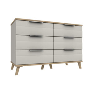Derwent 3 Drawer Double Chest