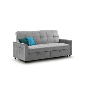 Elegance 3 Seater Sofabed Plush Grey