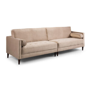 Harper 4 Seater Sofa Plush Beige