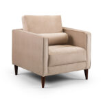 Harper Armchair Plush Beige