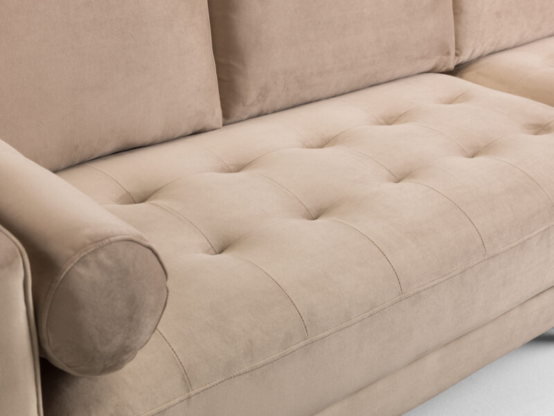 Harper 2 Seater Sofa Plush Beige - Image 3