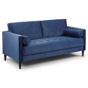 Harper 3 Seater Sofa Plush Blue
