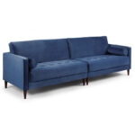 Harper 4 Seater Sofa Plush Blue