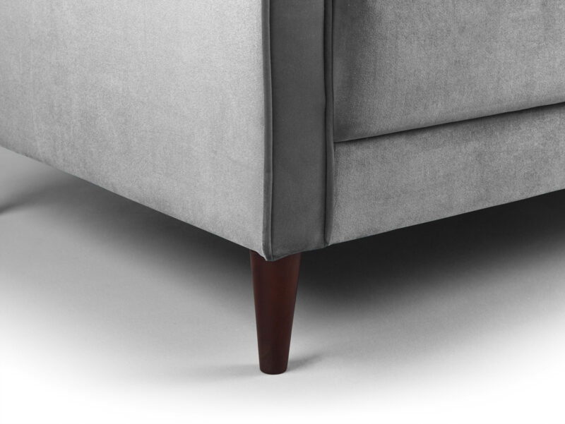 Harper 2 Seater Sofa Plush Grey - Image 2