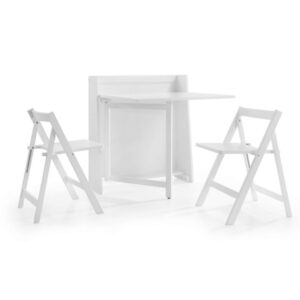 Helsinki Dining Set with 2 Folding Chairs (JB)
