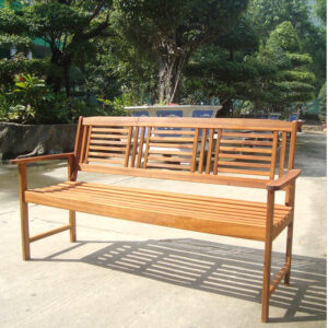 Brundle FSC Acacia 3 Seater Wooden Bench 128cm