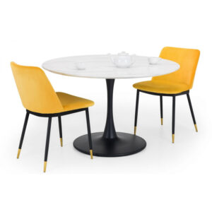 Holland & Delaunay 2 Seated Mustard Dining Set