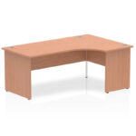 Impulse 1800mm Right/Left Crescent Desk Panel End Leg