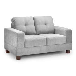 Jerry 2 Seater Sofa Grey Fabric