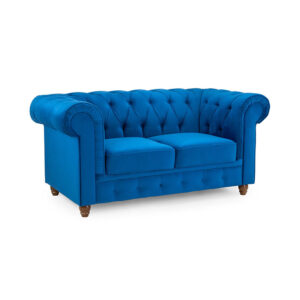 Kensington Plush Blue 2 Seater