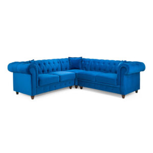 Kensington Plush Blue Large Corner