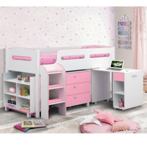 Kimbo Cabin Bed - Pink (JB)