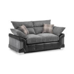 Logan 2 Seater Sofa Black/Grey