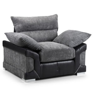 Logan Armchair Black/Grey