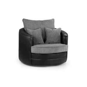 Logan Swivel Chair Black/Grey