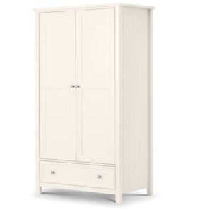 Maine 2 Door Combination Wardrobe - Surf White (JB)