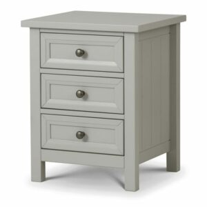 Maine 3 Drawer Bedside - Dove Grey (JB)