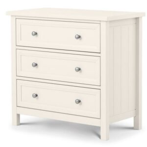 Maine 3 Drawer Chest - Surf White (JB)