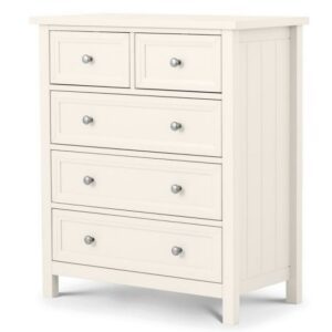 Maine 3+2 Drawer Chest - Surf White (JB)