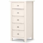 Maine 5 Drawer Tall Chest - Surf White (JB)