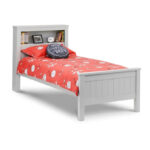 Maine Bookcase Bed - Dove Grey (JB)