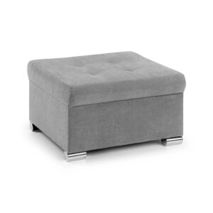 Malvi Footstool Grey