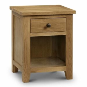 Marlborough Oak 1 Drawer Bedside (JB)