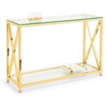 Miami Console Table - Gold