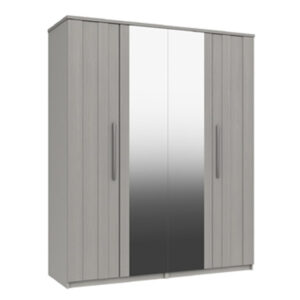 Midhurst 4 Door Wardrobe with 2 Mirrors