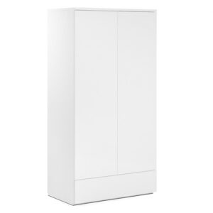 Monaco 2 Door Combination Wardrobe - White High Gloss (JB)