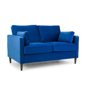 Munich 2 Seater Sofa Plush Blue